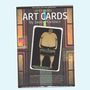 ART CARDS [ CUT IN HALF ]  Digital Drawings by Javier Martinez